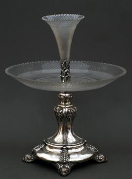 Silver Pedestal Bowl - 1890