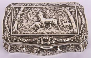 Silver Tobacco Box - silver - 1890