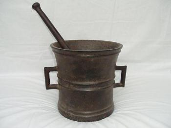 mortar - cast iron - 1780